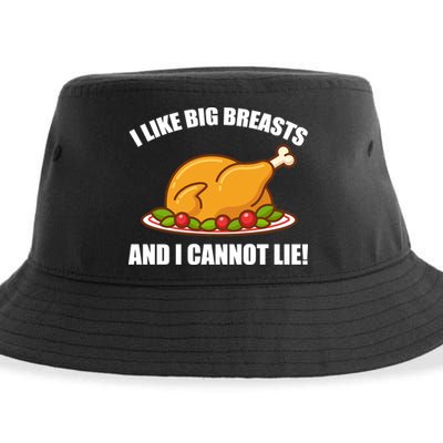 I like Big Breasts And I Cannot Lie Sustainable Bucket Hat
