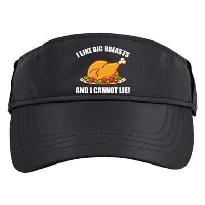 I like Big Breasts And I Cannot Lie Adult Drive Performance Visor