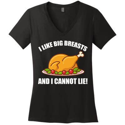 I like Big Breasts And I Cannot Lie Women's V-Neck T-Shirt