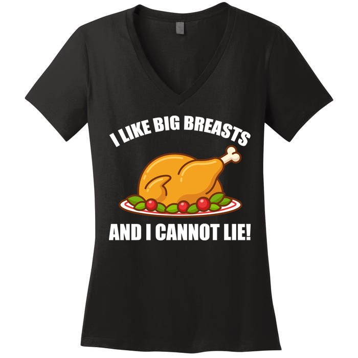 I like Big Breasts And I Cannot Lie Women's V-Neck T-Shirt