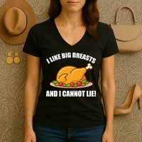 I like Big Breasts And I Cannot Lie Women's V-Neck T-Shirt