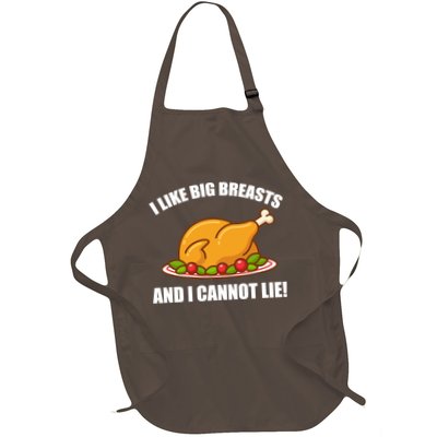 I like Big Breasts And I Cannot Lie Full-Length Apron With Pockets