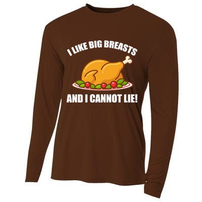 I like Big Breasts And I Cannot Lie Cooling Performance Long Sleeve Crew