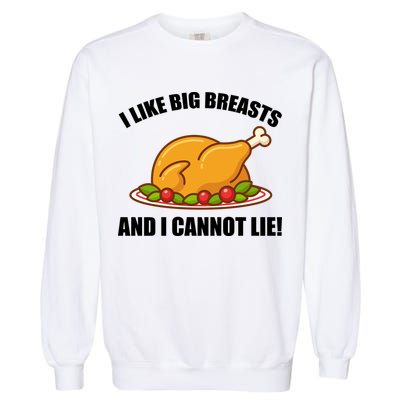 I like Big Breasts And I Cannot Lie Garment-Dyed Sweatshirt