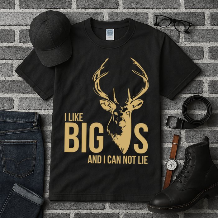 I Like Big Bucks and I Cannot Lie Tall T-Shirt