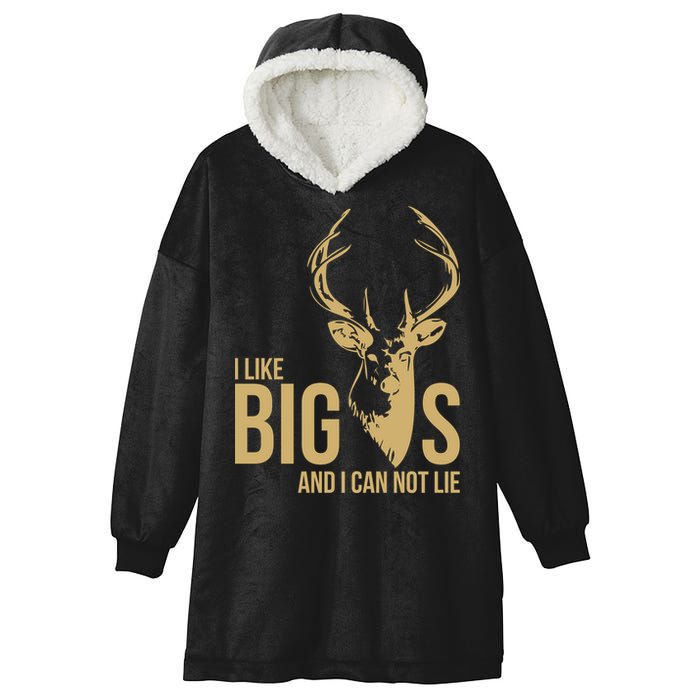 I Like Big Bucks and I Cannot Lie Hooded Wearable Blanket