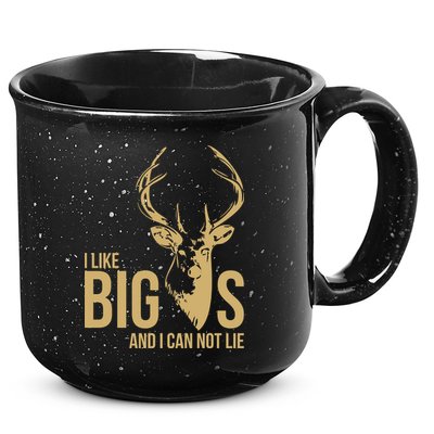 I Like Big Bucks and I Cannot Lie 15oz Campfire Ceramic Mug