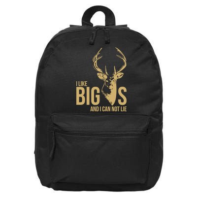 I Like Big Bucks and I Cannot Lie 16 in Basic Backpack