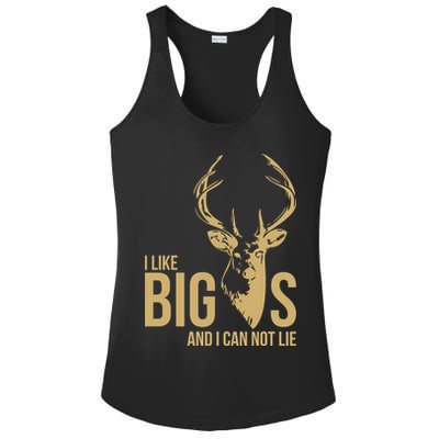 I Like Big Bucks and I Cannot Lie Ladies PosiCharge Competitor Racerback Tank