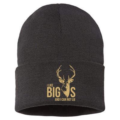 I Like Big Bucks and I Cannot Lie Sustainable Knit Beanie
