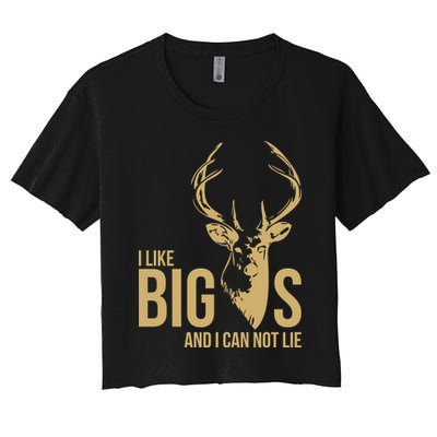 I Like Big Bucks and I Cannot Lie Crop Top