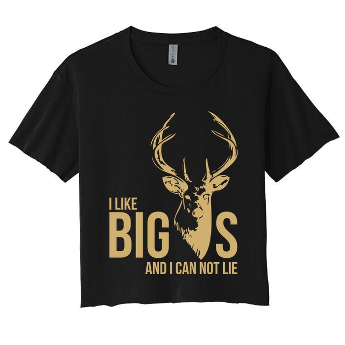 I Like Big Bucks and I Cannot Lie Crop Top