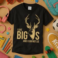 I Like Big Bucks and I Cannot Lie Kids T-Shirt