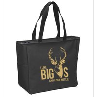 I Like Big Bucks and I Cannot Lie Zip Tote Bag