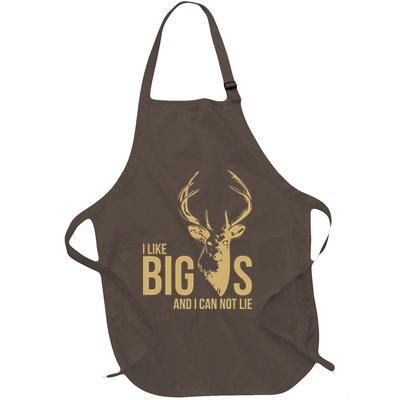 I Like Big Bucks and I Cannot Lie Full-Length Apron With Pockets