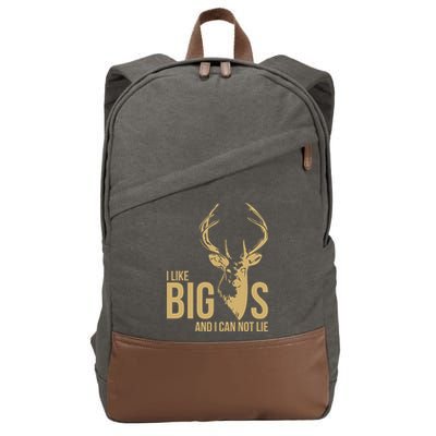 I Like Big Bucks and I Cannot Lie Cotton Canvas Backpack