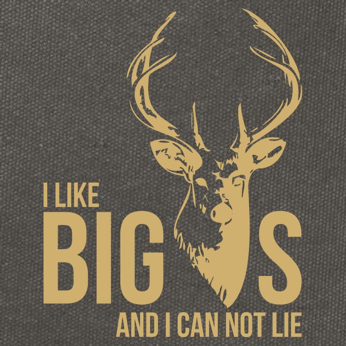 I Like Big Bucks and I Cannot Lie Cotton Canvas Backpack