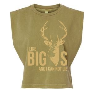 I Like Big Bucks and I Cannot Lie Garment-Dyed Women's Muscle Tee