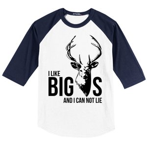 I Like Big Bucks and I Cannot Lie Baseball Sleeve Shirt