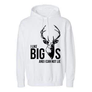 I Like Big Bucks and I Cannot Lie Garment-Dyed Fleece Hoodie