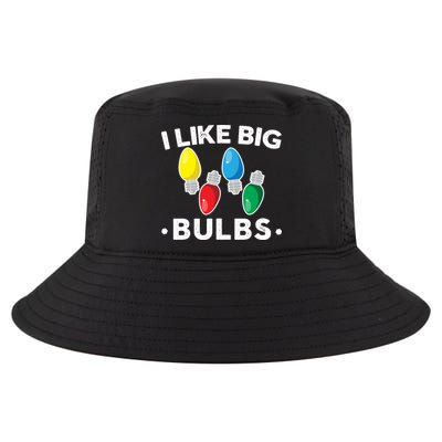 I Like Big Bulbs Funny Christmas Lights Cool Comfort Performance Bucket Hat