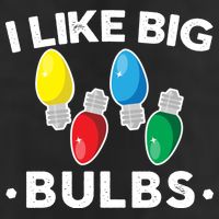 I Like Big Bulbs Funny Christmas Lights Adult Drive Performance Visor