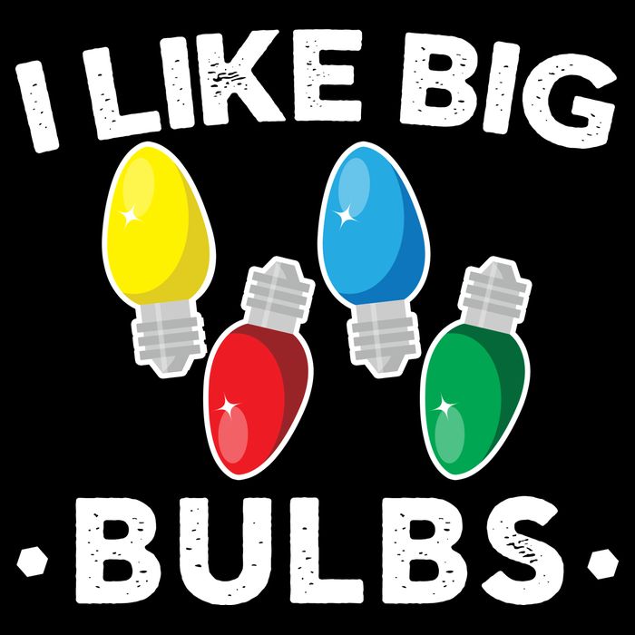I Like Big Bulbs Funny Christmas Lights Womens Tank Top