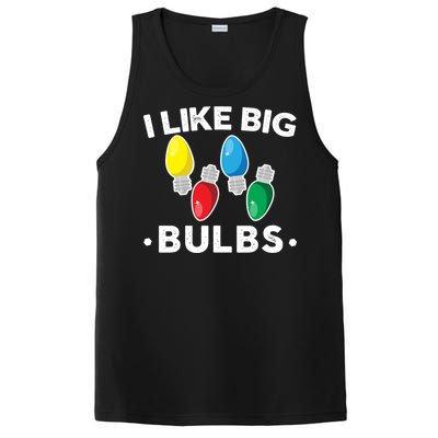 I Like Big Bulbs Funny Christmas Lights PosiCharge Competitor Tank