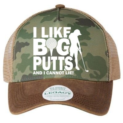 I Like Big Putts And I Cannot Lie Golf Legacy Tie Dye Trucker Hat