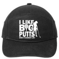 I Like Big Putts And I Cannot Lie Golf 7-Panel Snapback Hat