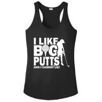 I Like Big Putts And I Cannot Lie Golf Ladies PosiCharge Competitor Racerback Tank