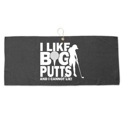 I Like Big Putts And I Cannot Lie Golf Large Microfiber Waffle Golf Towel