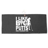 I Like Big Putts And I Cannot Lie Golf Large Microfiber Waffle Golf Towel