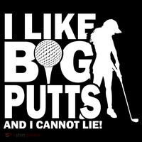 I Like Big Putts And I Cannot Lie Golf Youth Performance Sprint T-Shirt