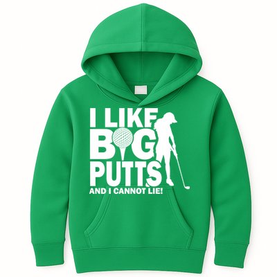 I Like Big Putts And I Cannot Lie Golf Kids Hoodie
