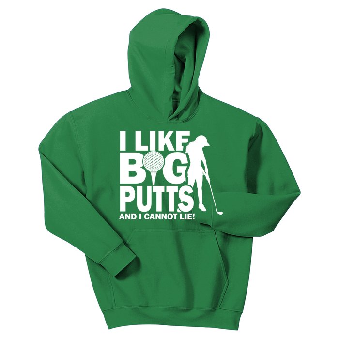 I Like Big Putts And I Cannot Lie Golf Kids Hoodie