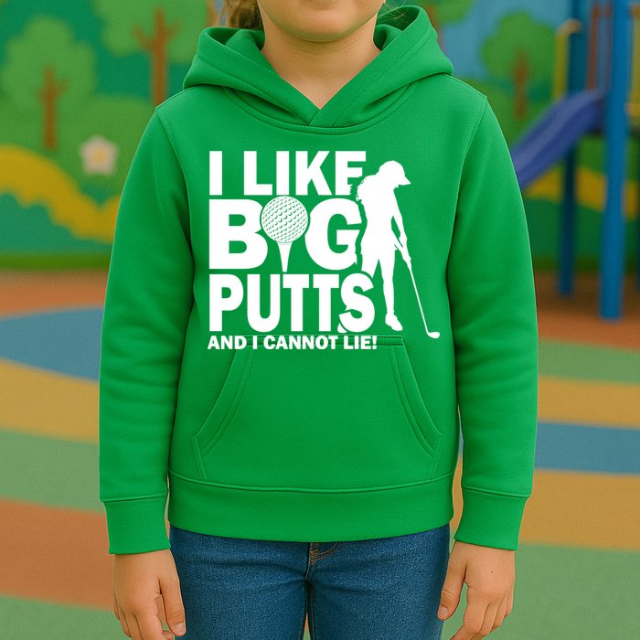 I Like Big Putts And I Cannot Lie Golf Kids Hoodie