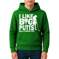 I Like Big Putts And I Cannot Lie Golf Kids Hoodie