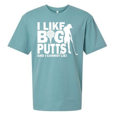 I Like Big Putts And I Cannot Lie Golf Sueded Cloud Jersey T-Shirt