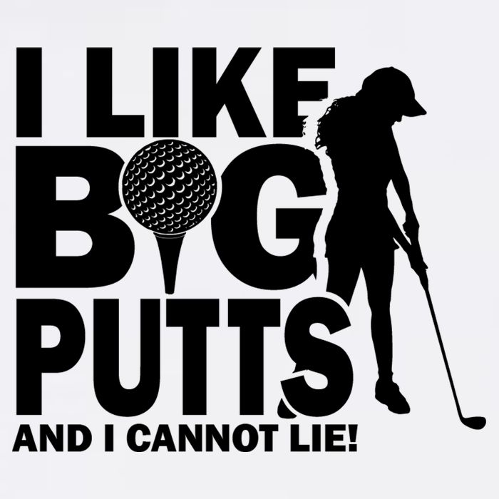 I Like Big Putts And I Cannot Lie Golf Garment-Dyed Sweatshirt