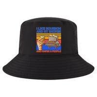 I Like Bourbon My Smoker And Maybe 3 People Cool Comfort Performance Bucket Hat