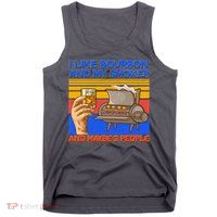 I Like Bourbon My Smoker And Maybe 3 People Tank Top