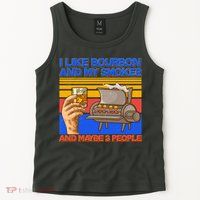 I Like Bourbon My Smoker And Maybe 3 People Tank Top