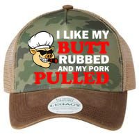 I Like Butt Rubbed And My Pork Pulled Legacy Tie Dye Trucker Hat