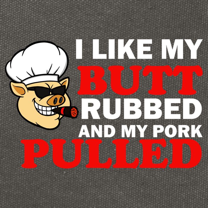 I Like Butt Rubbed And My Pork Pulled Cotton Canvas Backpack