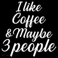 I Like Coffee & Maybe 3 People 16 in Basic Backpack