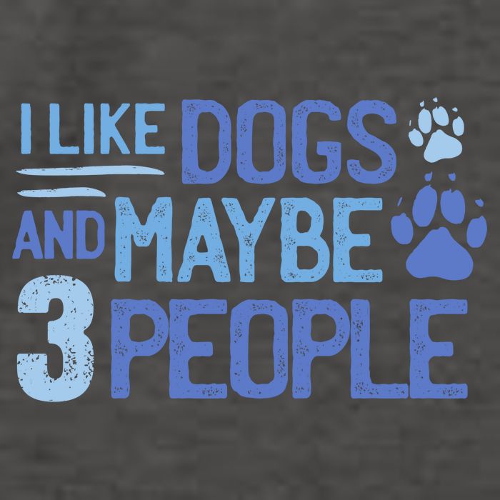 I Like Dogs And Maybe 3 People Vector Backpack