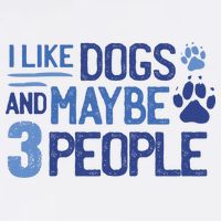 I Like Dogs And Maybe 3 People Wool Snapback Cap