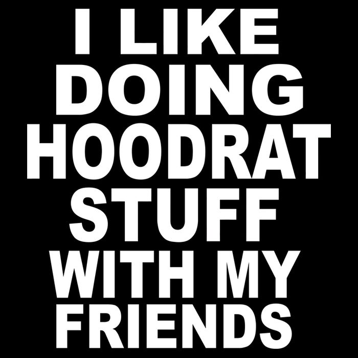 I Like Doing Hoodrat Stuff With My Friends Bucket Hat