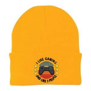 I Like Gaming And Like 3 People Knit Cap Winter Beanie